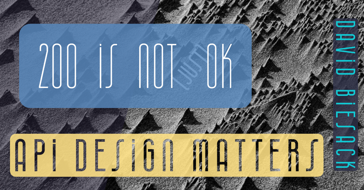 banner graphic reading "200 is not OK" in graphic text